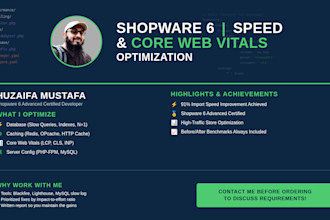 optimize your slow shopware 6 store for speed and cwv