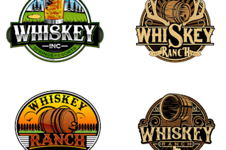 design wonderful whiskey logo