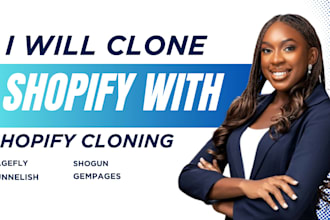 clone shopify landing page design ingemspages or shogun pagefly replo funnelish