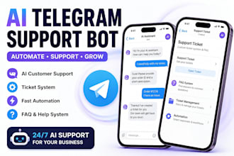 create an ai telegram support bot