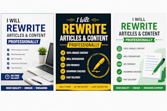 professional article rewriting service