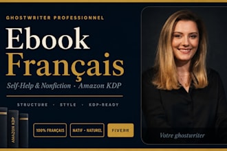 ghostwrite your french self help or nonfiction ebook for amazon KDP