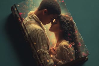 do artistic romance poetry book cover and erotic