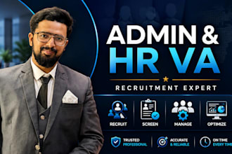 be your admin and HR virtual assistant for recruitment