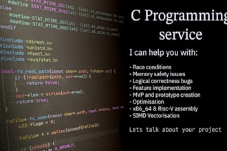 complete your low level systems programming project