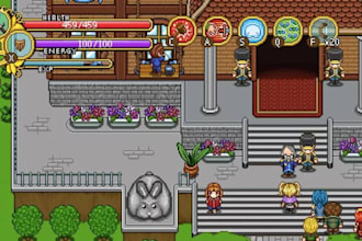 design pixel art UI, icons and hud elements that improves player experience