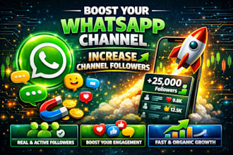 boost your whatsapp channel and also increase the channel followers