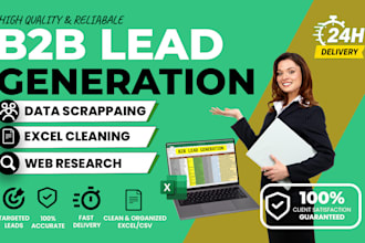 do targeted b2b lead generation and verified email listing