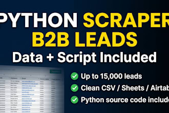 build a python web scraper for data scraping and data mining