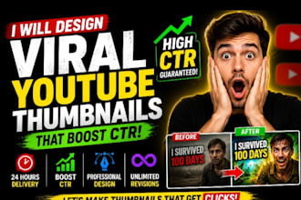 design viral youtube thumbnails that boost CTR