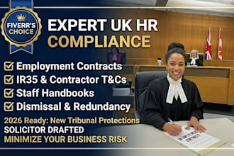 create legally compliant UK staff handbooks and ir35 agreements