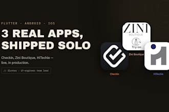 do flutter mobile app development, ios app development, android app developer
