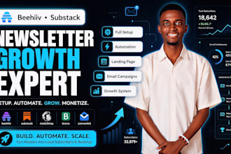 setup beehiiv substack newsletter design email marketing campaign automation crm