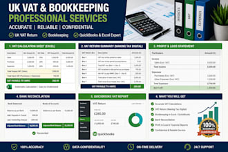 uk vat return, bookkeeping,  and excel vat calculations