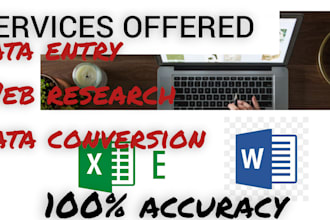 do data entry, manual typing, data mining