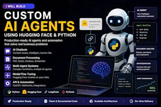 build custom ai agents using hugging face and python for your business