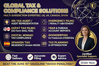 handle your june 15th self employed tax filing and US expat compliance