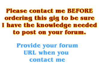 post 15 forum comments on your bulletin board