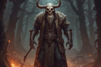 fantasy horror and fantasy horror character