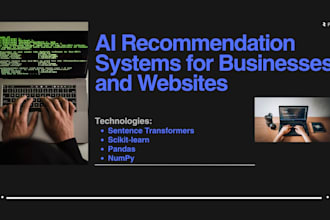 build an ai recommendation system or machine learning model in python