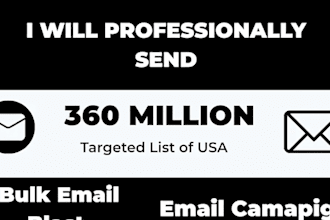 do bulk email blast, email marketing and email marketing campaign