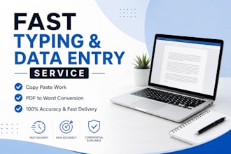 professional typing and copy paste services