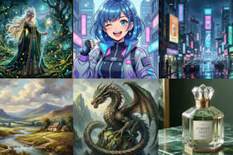 create stunning custom ai art images with midjourney flux and leonardo