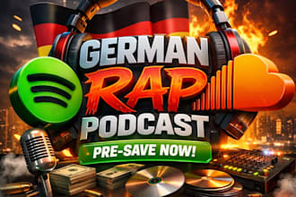 german rap music promotion, podcast, spotify presave, soundcloud promotion
