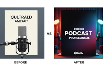 design premium podcast branding for your show