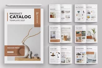 create minimal furniture cabinet b2b business retail marketing sales catalogue