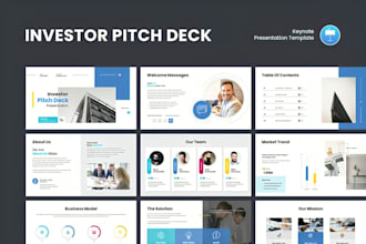 design urgent investor meeting and business pitch deck presentation design