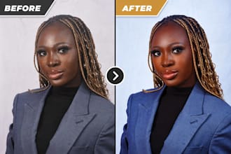 retouch your linkedin photo for a polished professional look