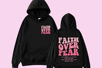 create christian t shirt logo design luxury trendy street wear clothing graphics