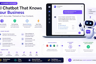build rag ai chatbot and be your knowledgebase expert