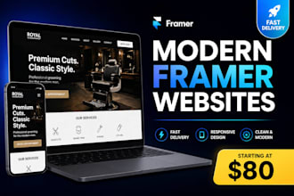 design a modern website for your business
