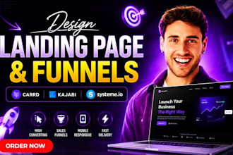 do carrd website design, redesign carrd website and carrd landing page design