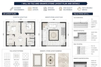 create professional tile and granite layout plans
