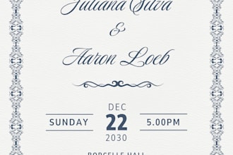 make wedding cards for you