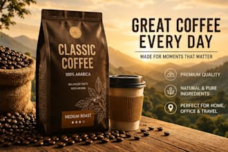 design a professional menu for cafe or restaurant