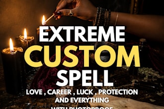 cast custom spell for your any situation