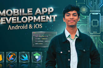 build your android and ios mobile app with flutter or kotlin