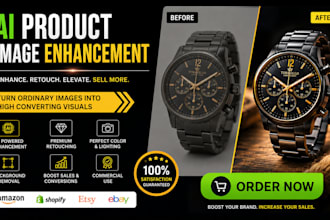 edit and enhance product images with realistic ai retouching