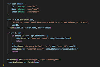 develop scalable golang or java backend systems