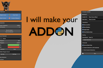 make you a blender addon or script