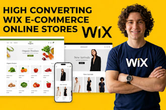 design a high converting wix ecommerce store or wix online store