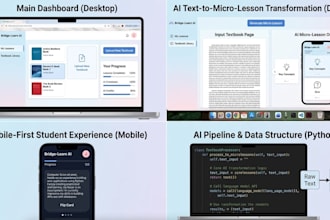 build a custom ai powered web application with nextjs and python