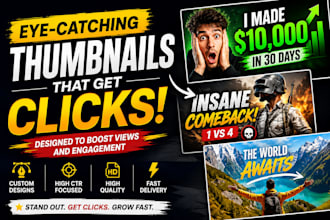 design clickable social media thumbnails