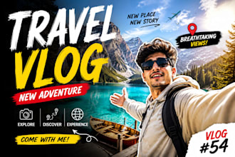 design eye catching youtube vlog thumbnails