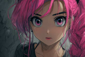 do a anime character and original character