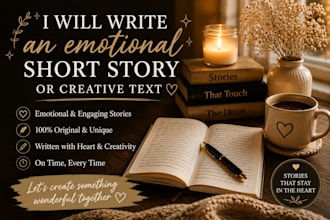 write a short emotional story for you